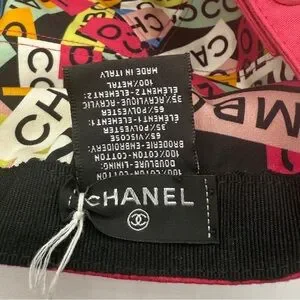 NEW Chanel 24C Fuschia Pink Black CC Embroidered Logo Cotton Baseball Cap Hat il_fullxfull.6656223289_4v95.jpg main image 4